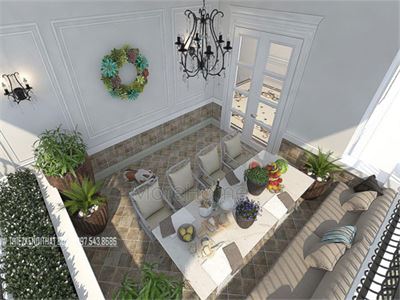 Thiết kế nội thất biệt thự song lập Vinhomes Imperia Hài Phòng - Anh Hưng