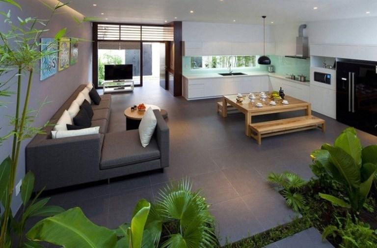 Xu hướng thiết kế nội thất nhà phố đẹp hiện đại 2017
