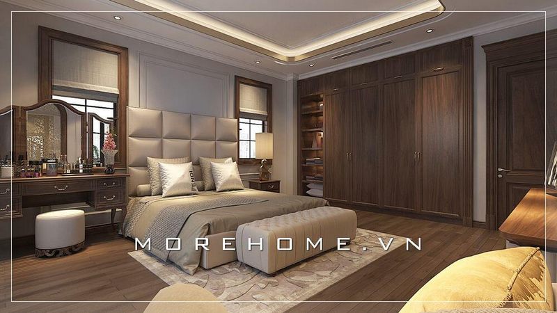 ++ 13 mẫu tủ quần áo gỗ gỗ óc chó tiện nghi cho Thiết kế nội thất căn hộ